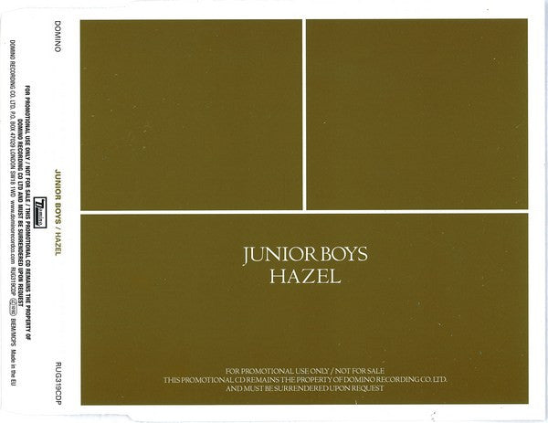 Junior Boys - Hazel