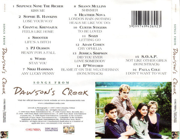 Songs From Dawson's Creek