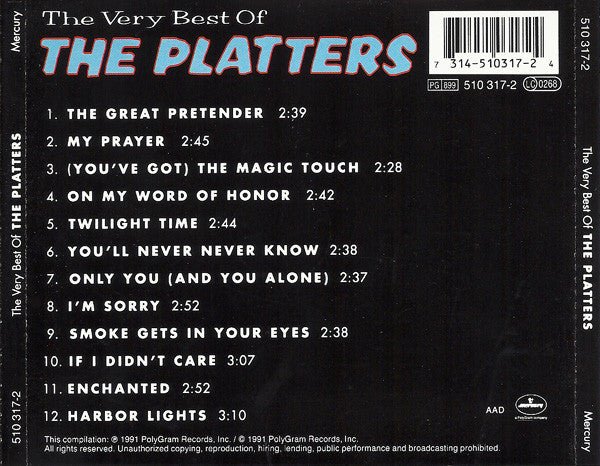 Platters, The - The Very Best Of The Platters