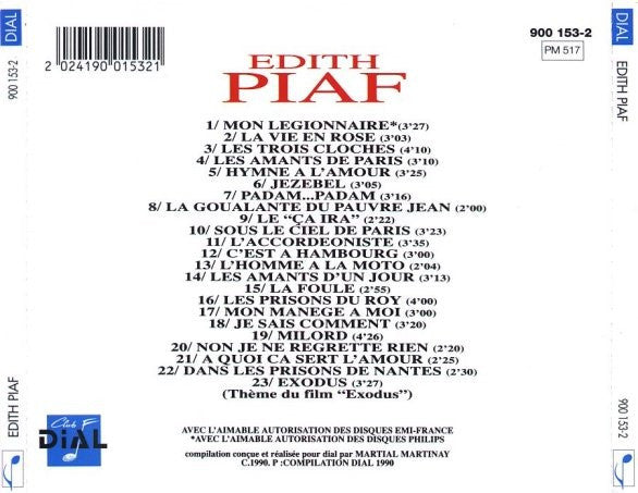 Edith Piaf - 25e anniversaire