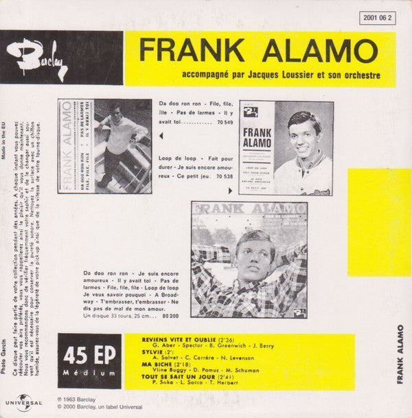 Frank Alamo - Reviens Vite Et Oublie