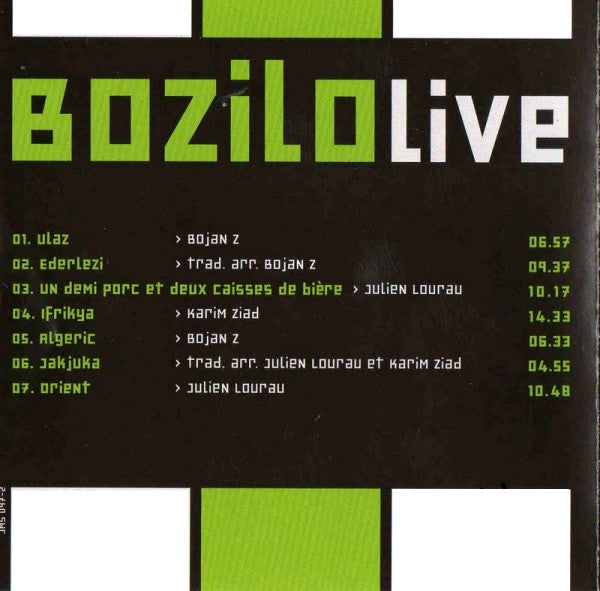 Bozilo - Live