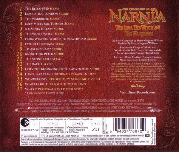 Harry Gregson-Williams - The Chronicles Of Narnia: The Lion, The Witch And The Wardrobe (Original Soundtrack)