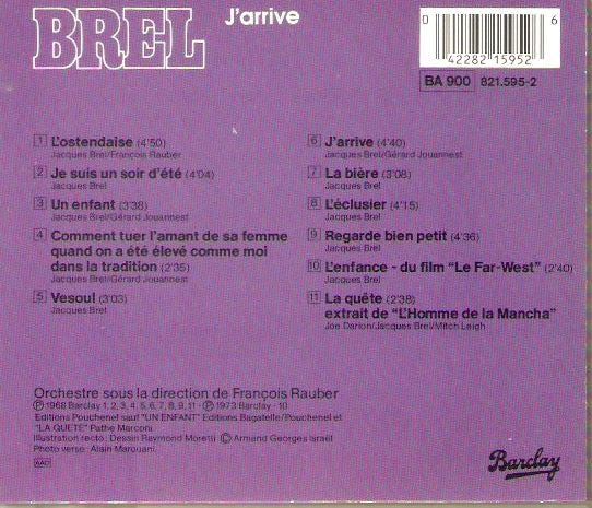 Jacques Brel - J'arrive