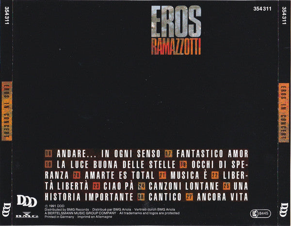 Eros Ramazzotti - Eros In Concert