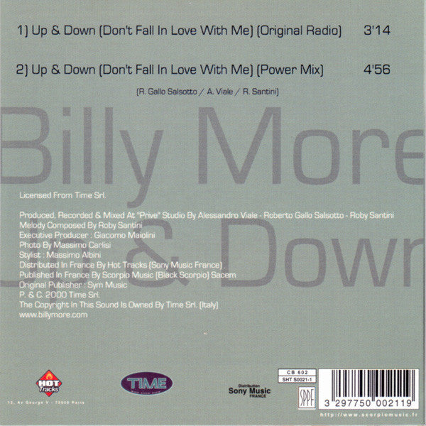 Billy More - Up & Down (Don't Fall In Love With Me)