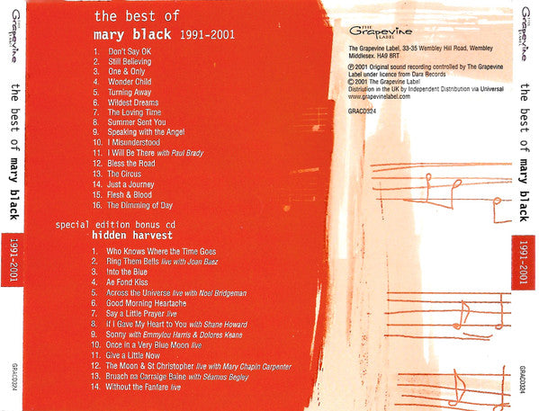 Mary Black - The Best Of Mary Black 1991-2001