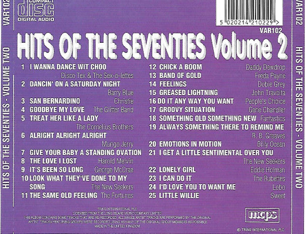 Hits Of The 70's - Volume Two