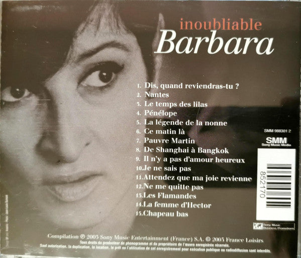 Barbara - Inoubliable