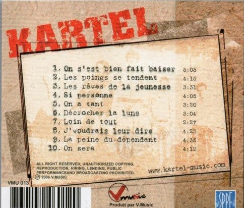 Kartel (13) - Les Poings Se Tendent