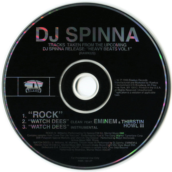 DJ Spinna - Tracks Taken From The Upcoming DJ Spinna Release: "Heavy Beats Vol. 1"