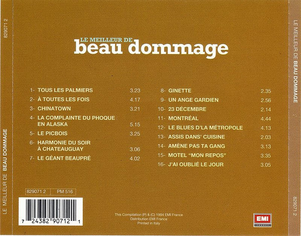 Beau Dommage - Le Meilleur De Beau Dommage