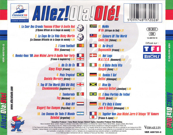 Allez! Ola Olé! L'Album Officiel De La Coupe Du Monde