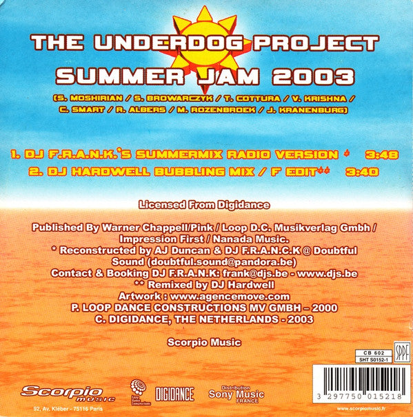 The Underdog Project - Summer Jam 2003