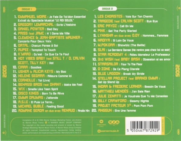 2005 (Tous Les Hits Pour Fêter 2005) Volume 2