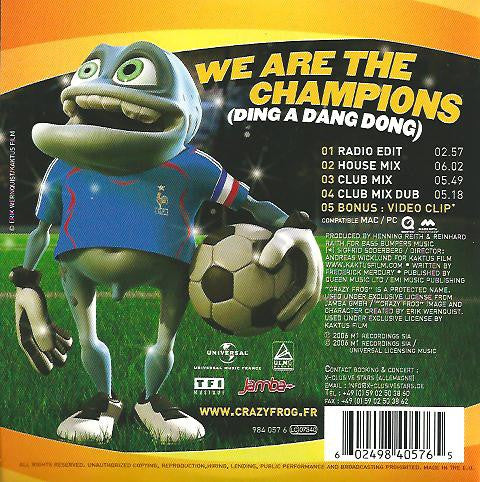 Crazy Frog - We Are The Champions (Ding A Dang Dong)