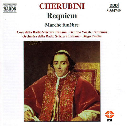 Luigi Cherubini, Coro Della Radio Televisione Della Svizzera Italiana, Gruppo Vocale Cantemus, Orchestra Della Radio Televisione Della Svizzera Italiana, Diego Fasolis - Requiem / Marche Funèbre