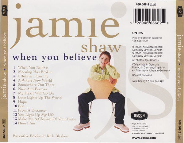 Jamie Shaw - When You Believe