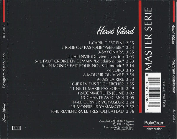 Hervé Vilard - Master Serie