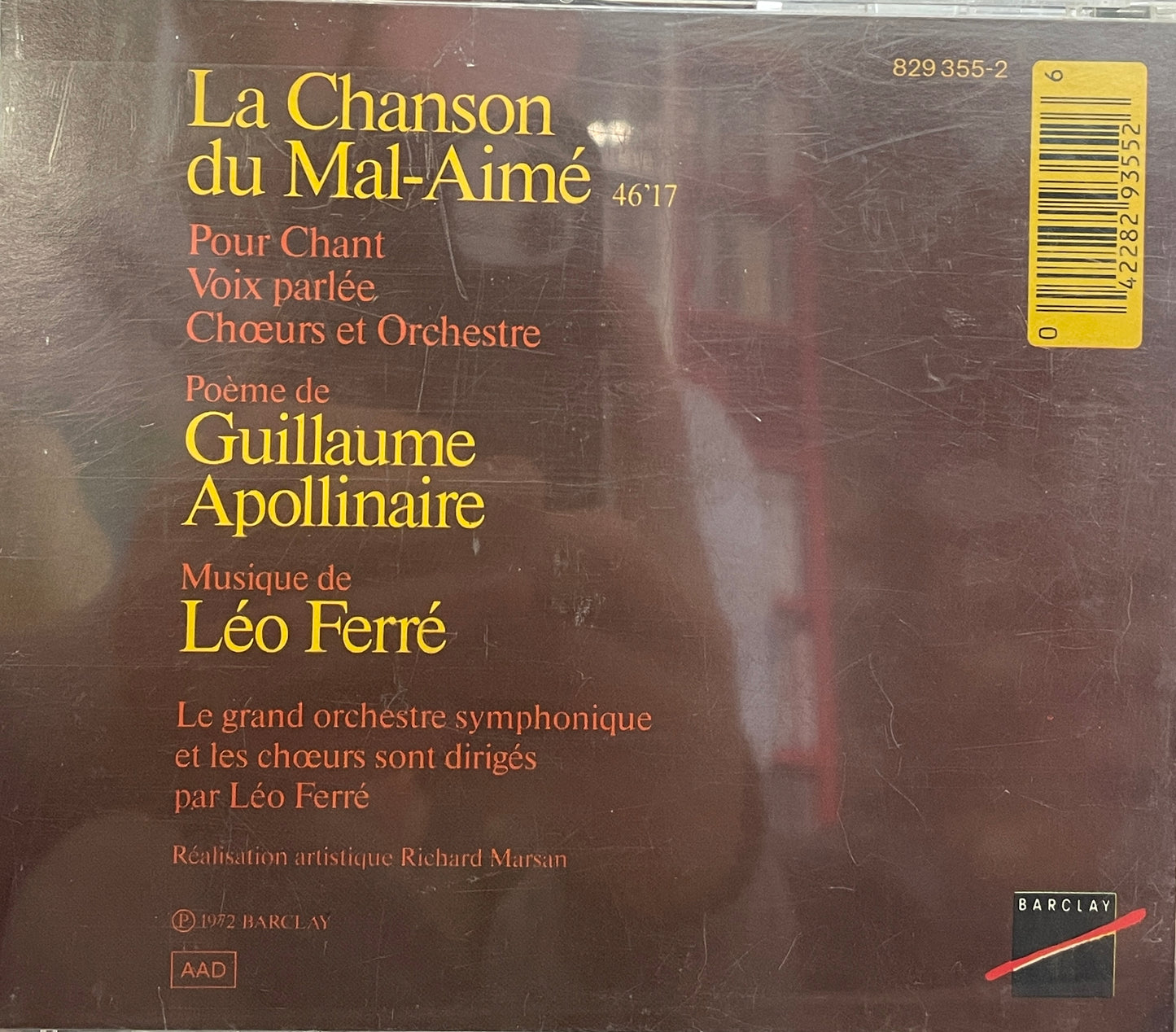 Léo Ferré - La chanson du mal-aimé