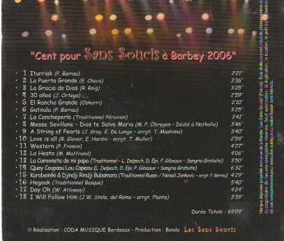 Cent pour Sans Soucis à Barbey 2006