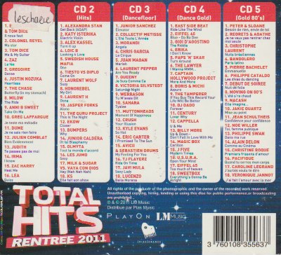 Total hits rentrée 2011