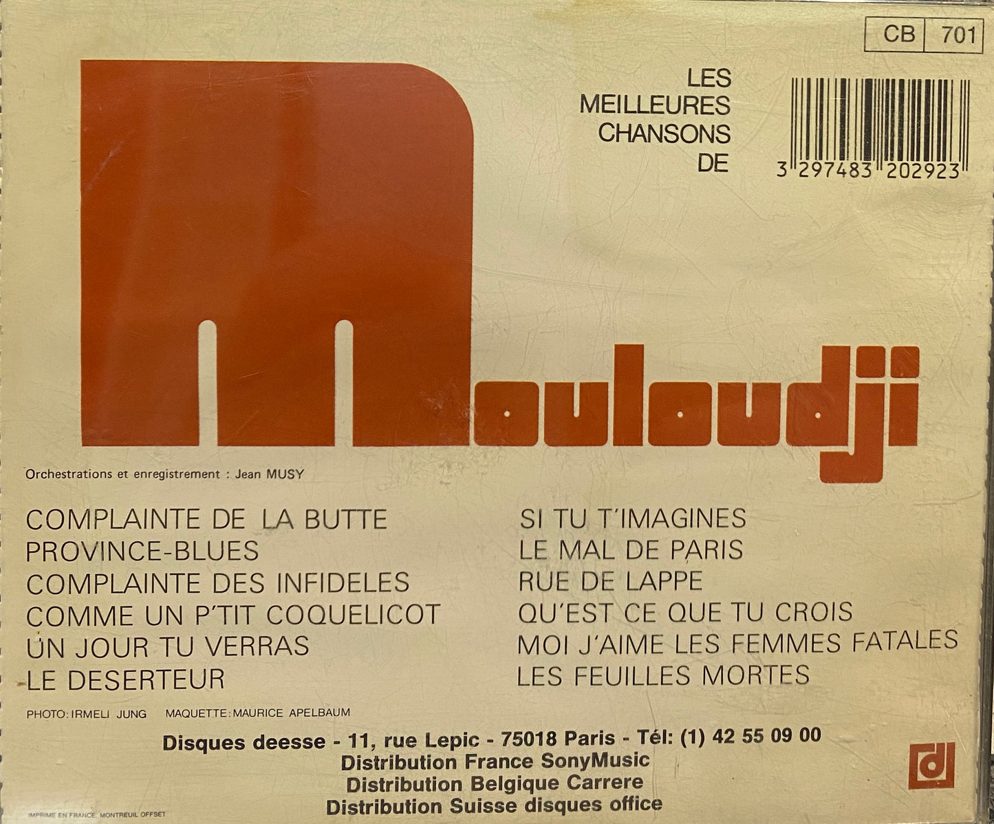 Les meilleures chansons de Mouloudji