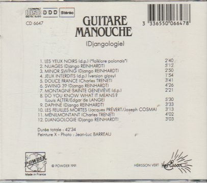 Djangologie de Guitar Manouche