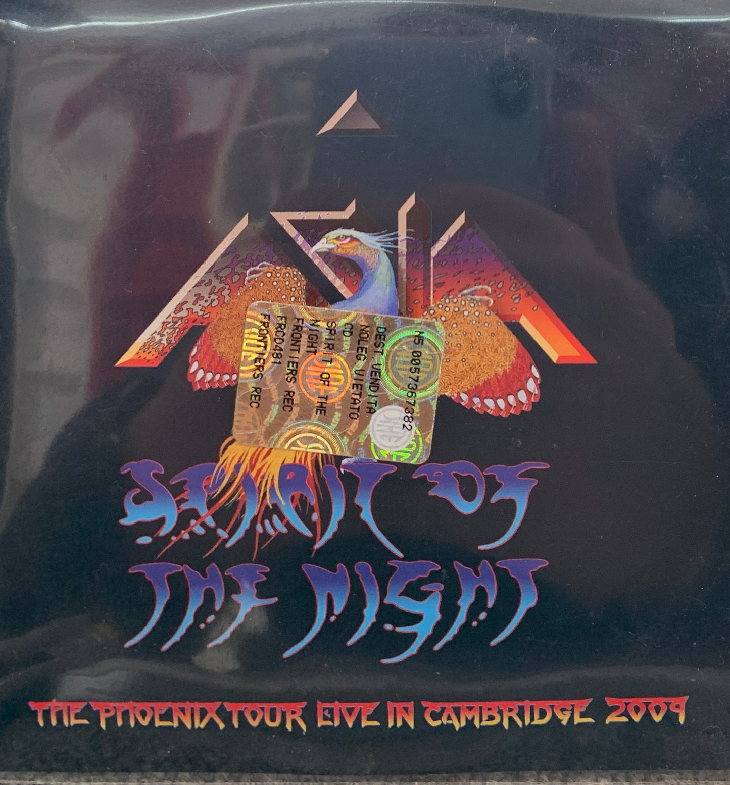 Asia  - Spirit Of The Night: The Phoenix Tour Live In Cambridge 2009