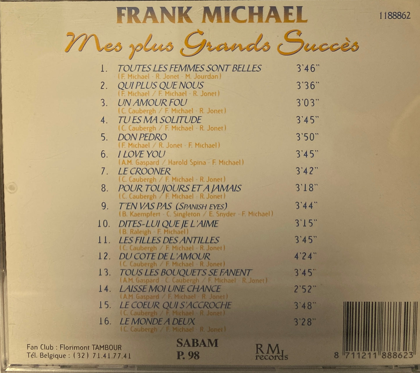 Frank Michael - Mes plus grands succès