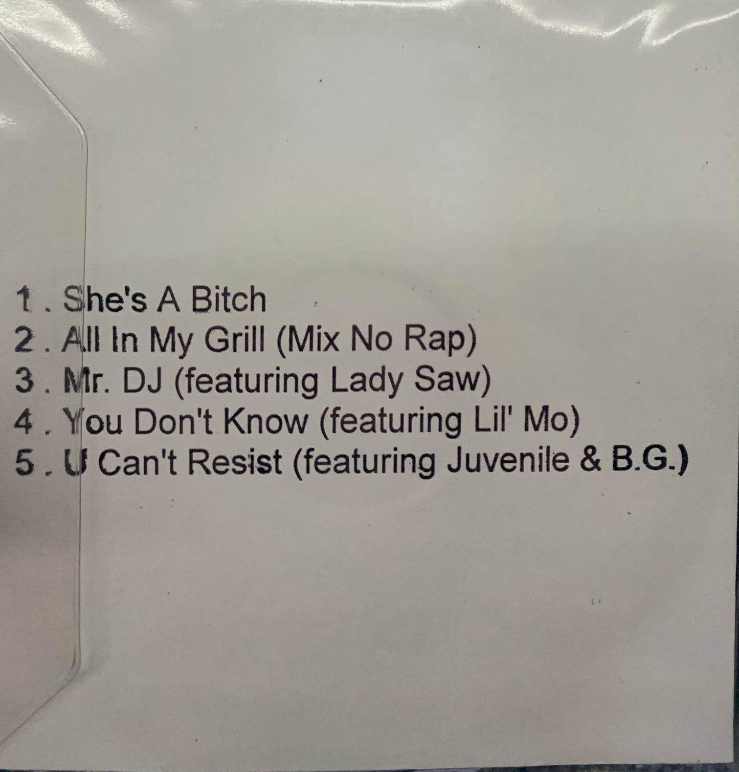 Missy Elliott - 5 Track Sampler