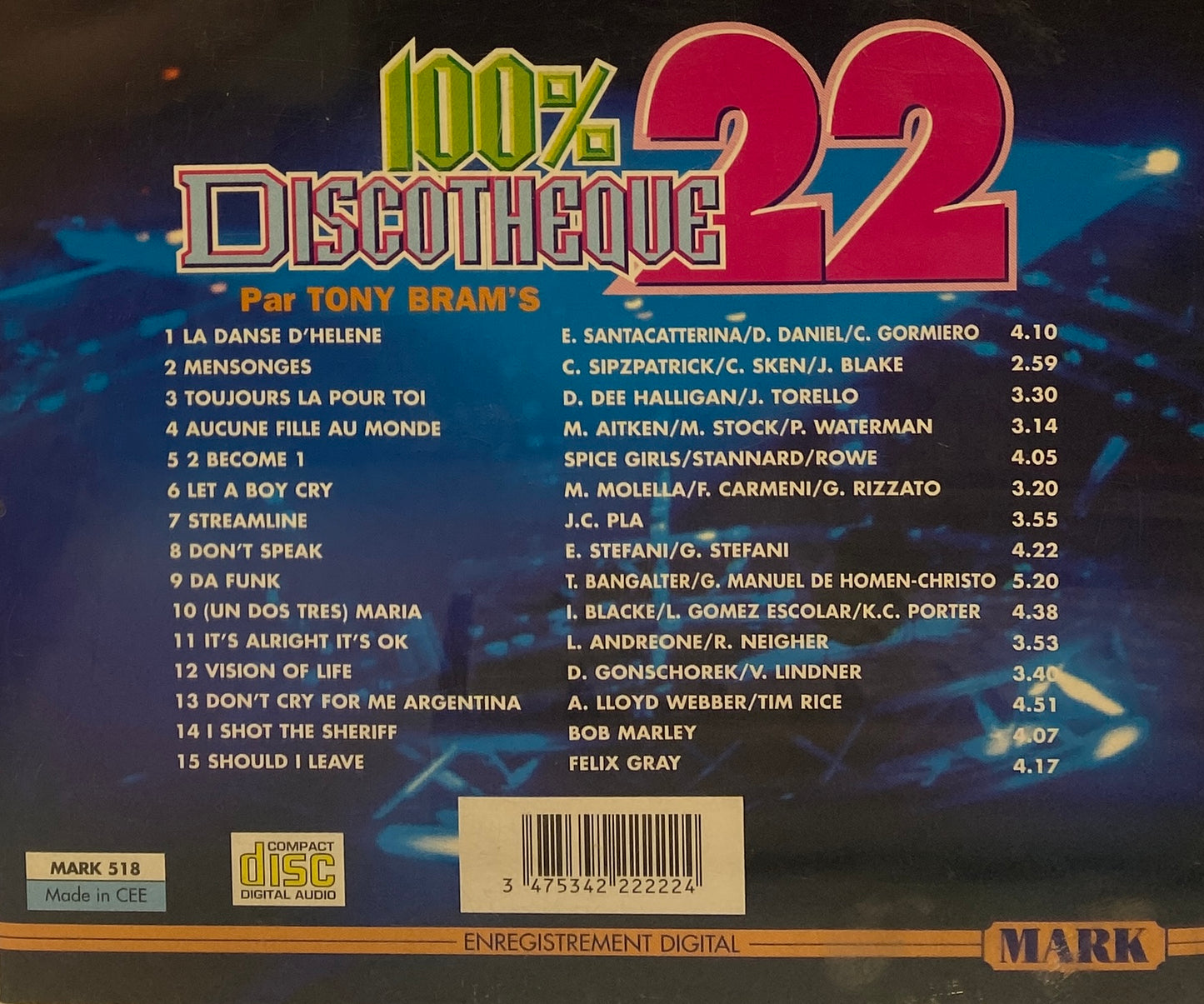 100% discotheque Vol 22