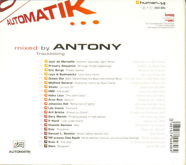 Antony - Automatik...