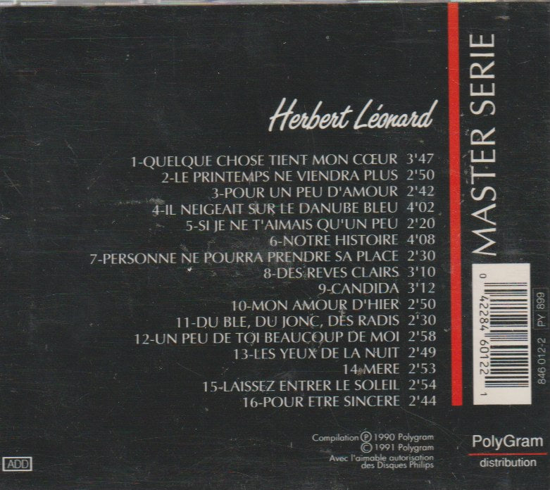 Herbert Léonard - Master Serie