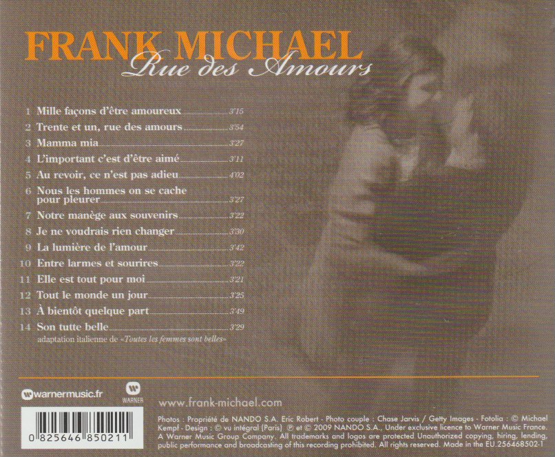 Frank Michael – Rue Des Amours