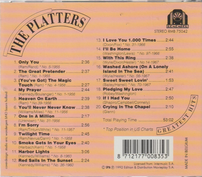 The Platters - Greatest Hits