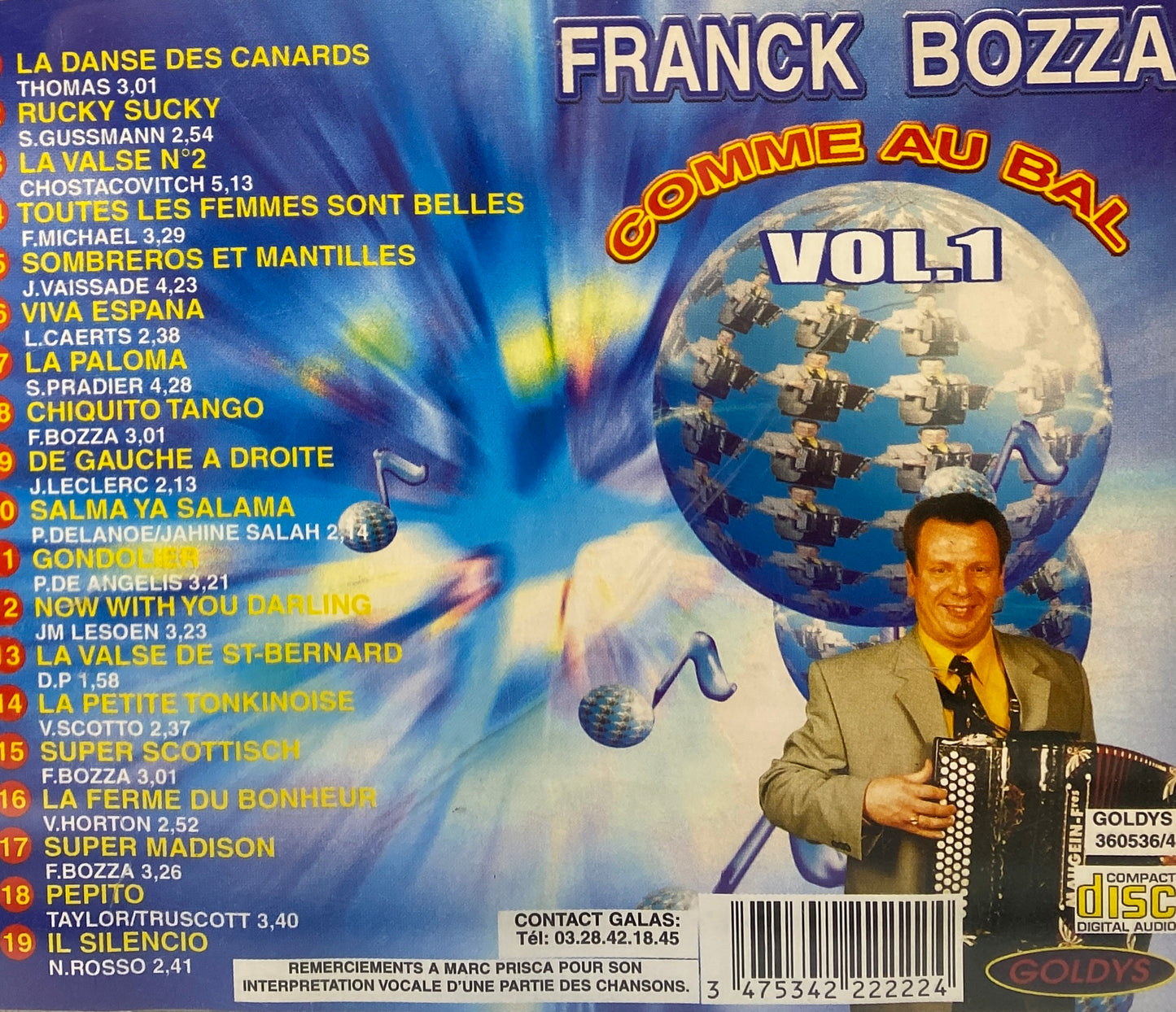 Franck Bozza - Comme au bal vol 1