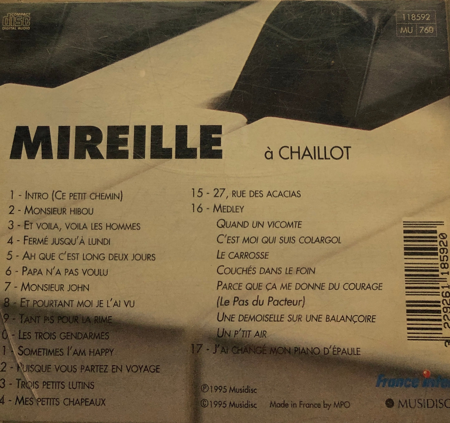 Mireille - Mireille à Chaillot