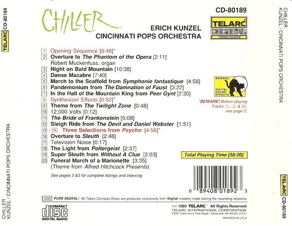 Erich Kunzel, Cincinnati Pops Orchestra - Chiller