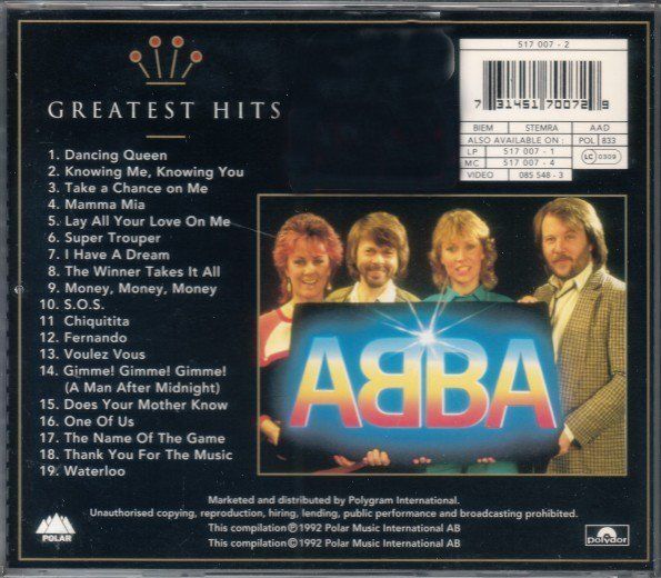 ABBA Gold (Greatest Hits)