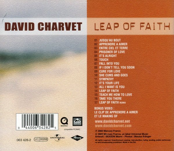 David Charvet - Leap Of Faith