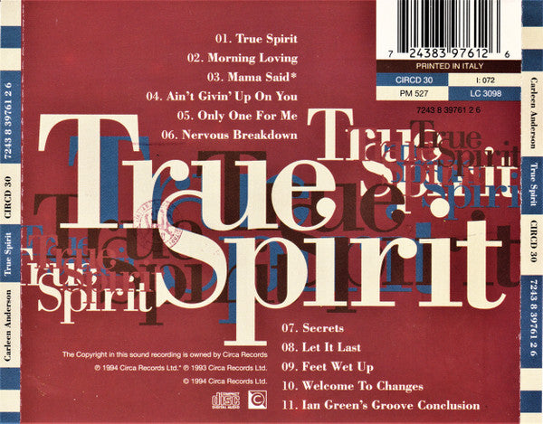 Carleen Anderson – True Spirit