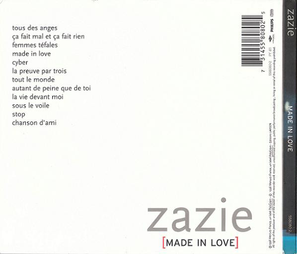 Zazie ‎– Made In Love