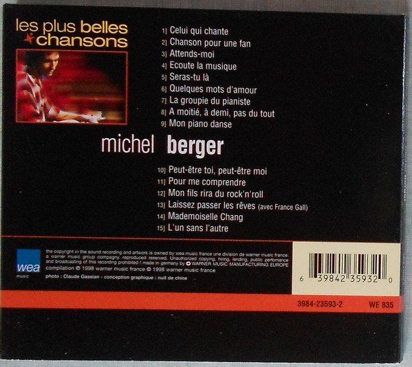 Michel Berger - Les Plus Belles Variété Françaises