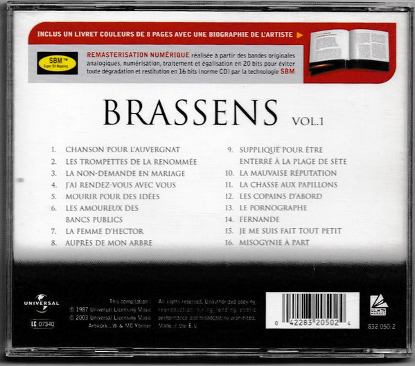 Georges Brassens ‎– Vol. 1