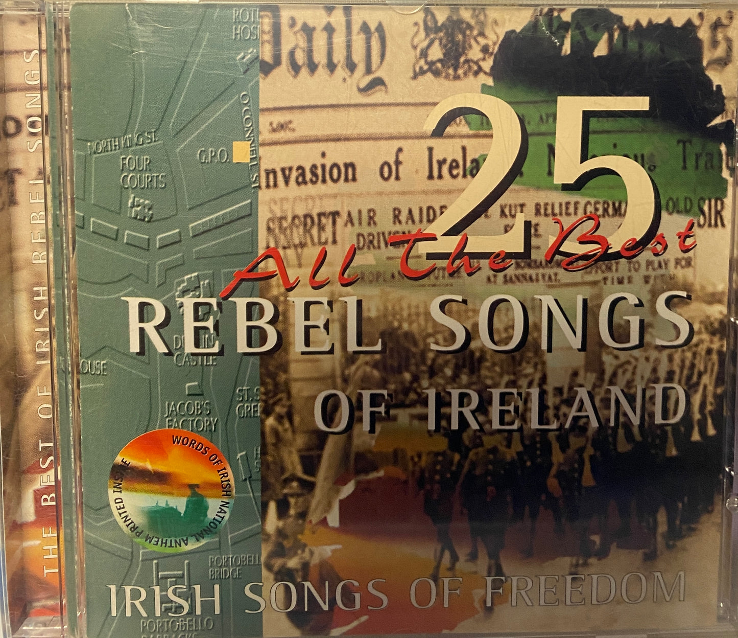 25 Rebel songs of ireland