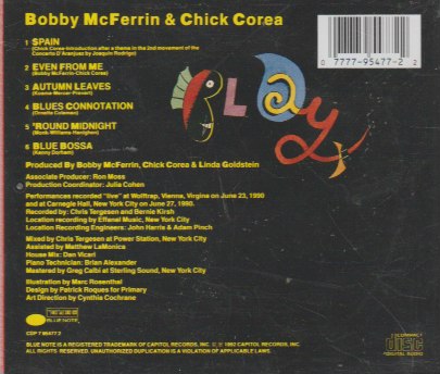 Bobby McFerrin & Chick Corea - Play