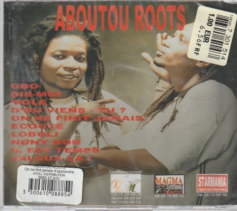 Aboutou Roots – On Ne Finit Jamais D'Apprendre