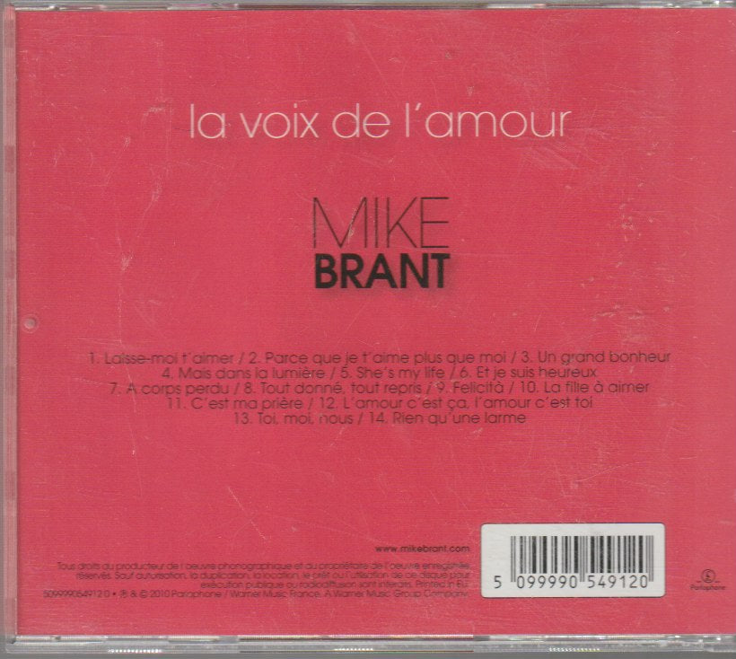 Mike Brant – La Voix De L'Amour