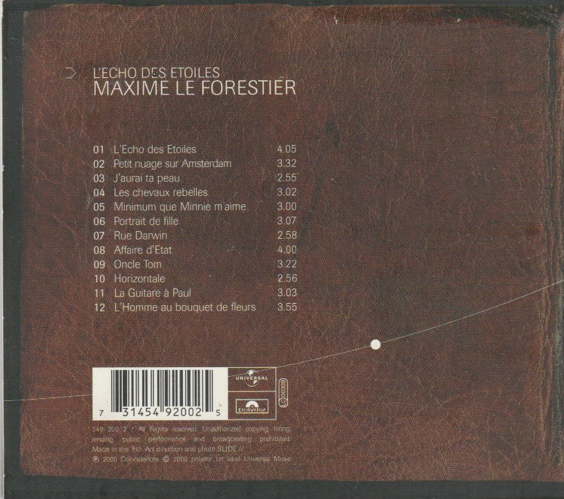 Maxime Le Forestier – L'Echo Des Etoiles